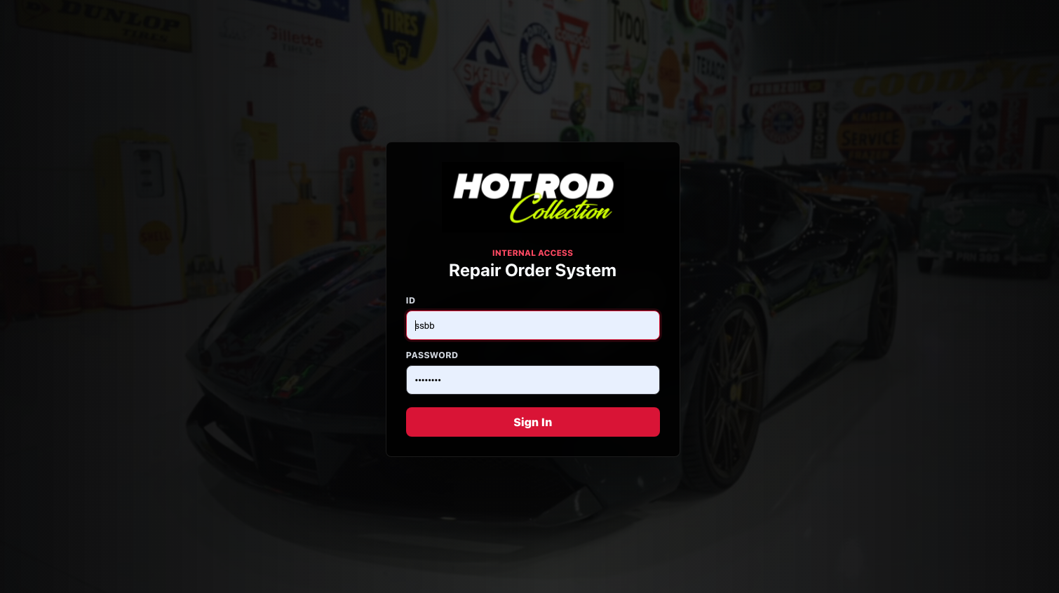 Car Repair Order Automation System screenshot